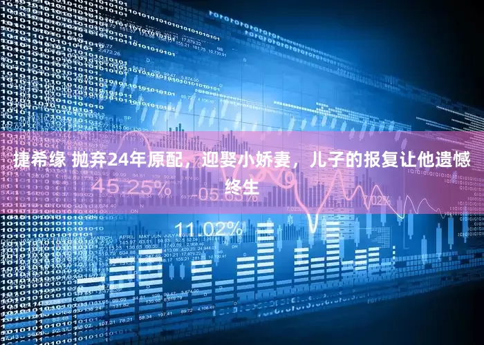 捷希缘 抛弃24年原配，迎娶小娇妻，儿子的报复让他遗憾终生